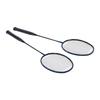 2 Player Badminton Racquets Set Lightweight Carbon Composite Double Rackets for Adults