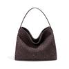 High End, Large Capacity Bag, Women's Woven Bag, One Shoulder Crossbody Bag, Underarm Bag, Bucket Bag, Frosted Suede Tote Bag