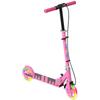 Kinderroller, Doppelte Bremsen, Metallrahmen, Fußstütze, Faltbar, 3-8 Jahre, Pink