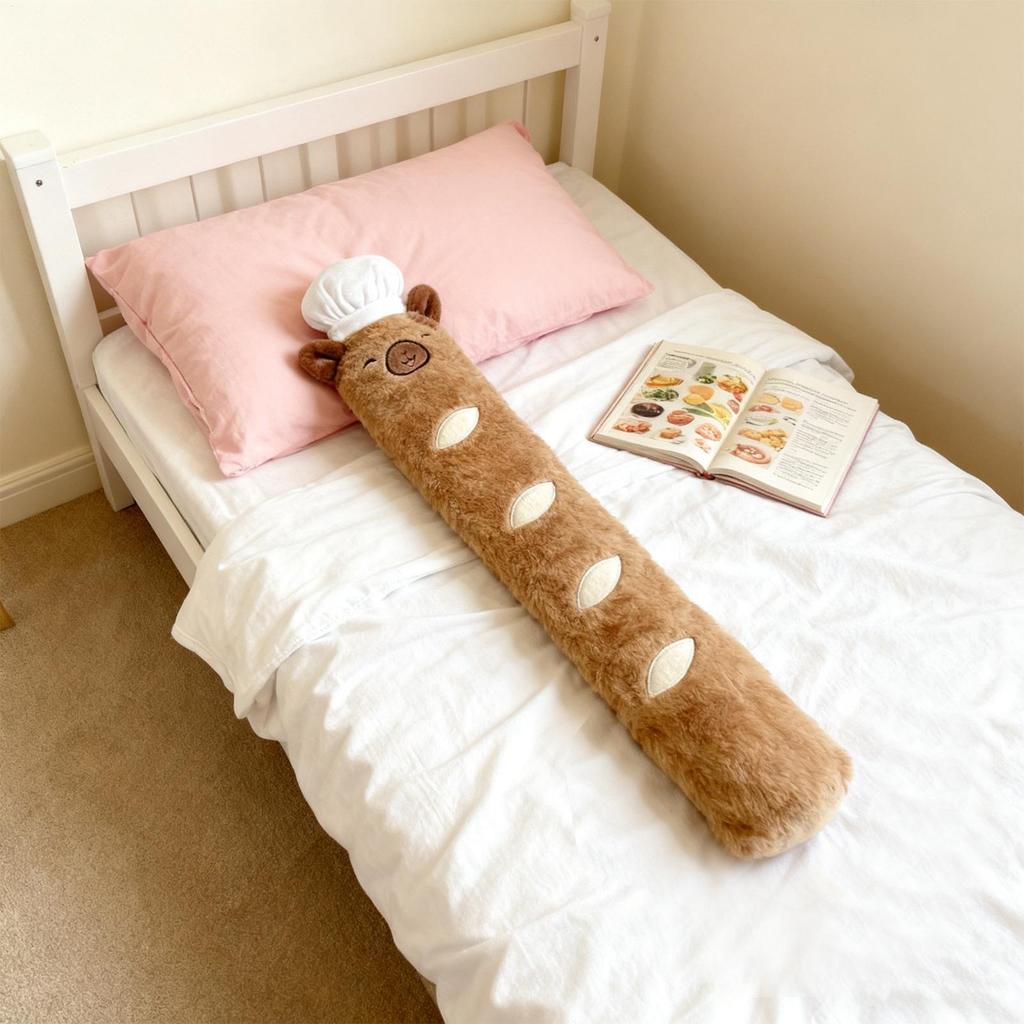 3000ml Hot Water Bottle Long Capybara Design with Plush Cover for Menstrual Cramp Relief Muscle Pain Kids Winter Warm Bed Travel