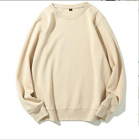 Embroidered Floral Adult Crew Neck Sweatshirt Hoodie Extra Small хаки
