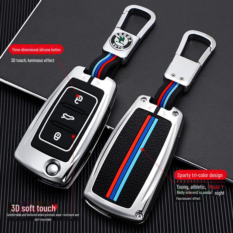 Skoda Octavia Key Cover for Superb, Xinrui, Kamiq, Karoq, Kodiaq - Personalized Car Bag Buckle Shell