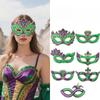 Anna Princess Carnival Face Mask With Diy Design For Halloween And Festival Party