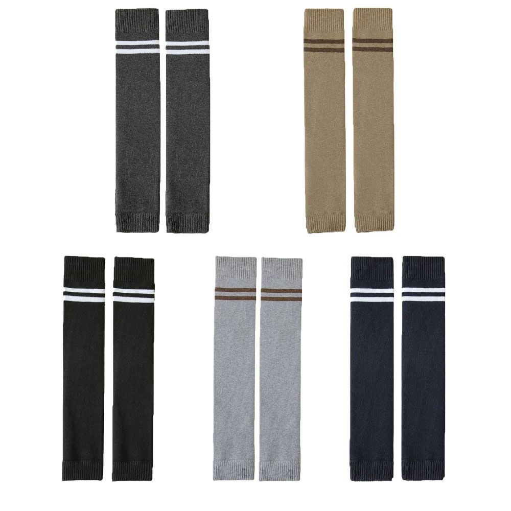 Warm Stripe Leg Socks Thicken Stockings Women Simple Foot Cover Girl