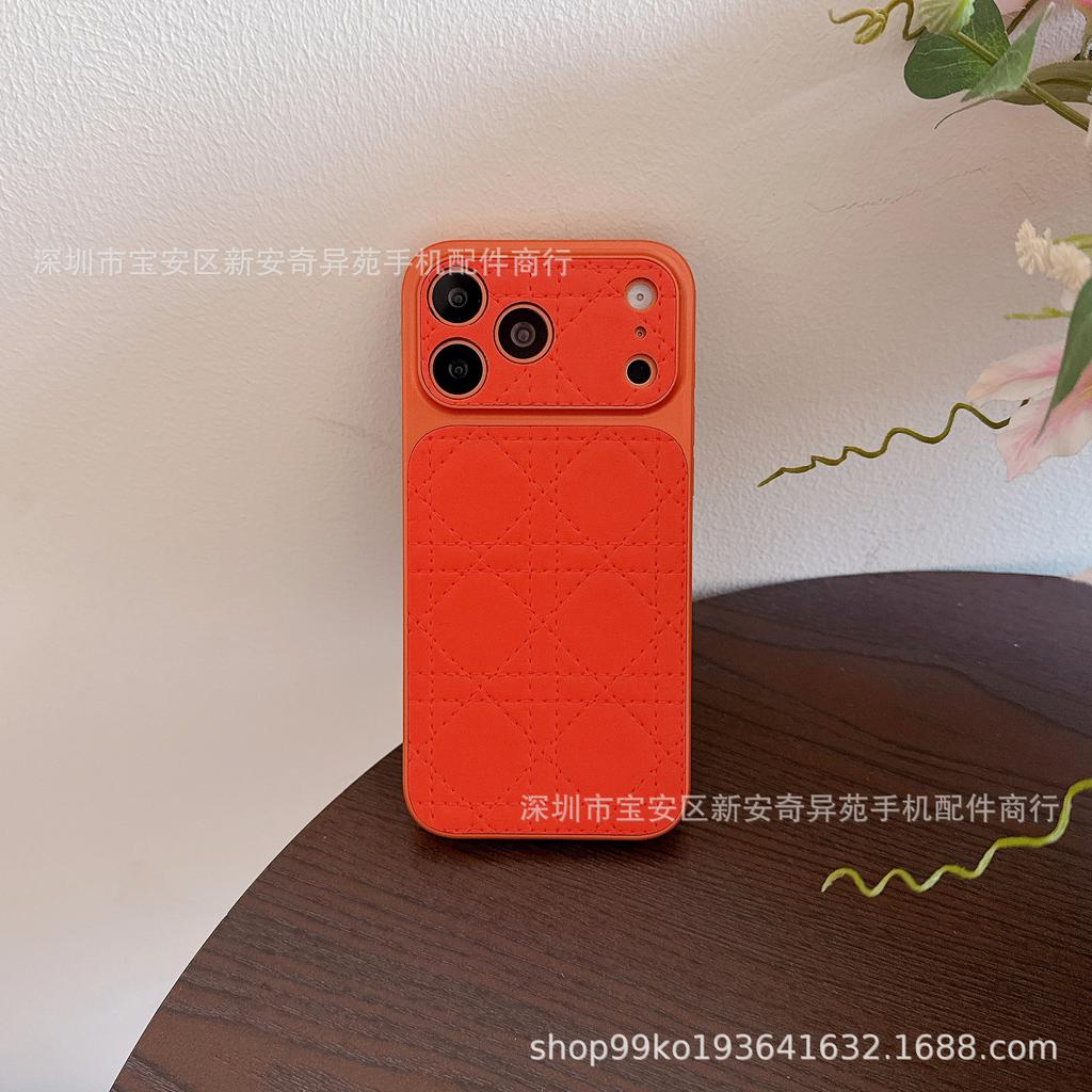 Rhombus Protective Case Is Suitable for iPhone17promax Anti-drop Apple Mobile Phone Case, Which Is Dedicated To iPhone17.