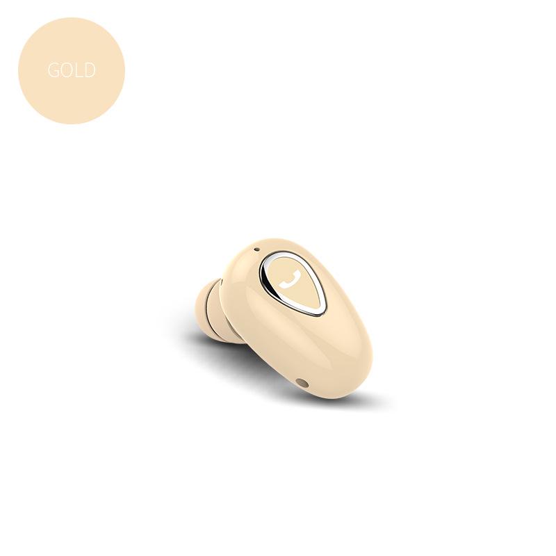 YX01 Mini Wireless Bluetooth Earphones with Charging Case - Single In-Ear Design, Stereo Sound.