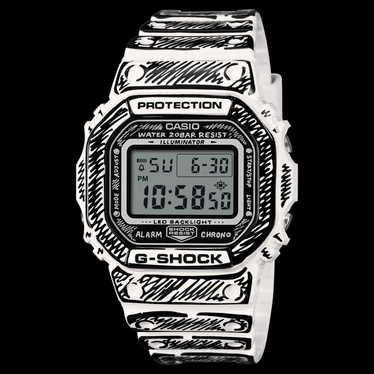CASIO G-SHOCK DW-5600JV-7JR Joshua Vides collaboration model