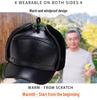 Men's Winter Velvet Hat with Ear Protection - Warm, Thick Leather Duckbill Cap