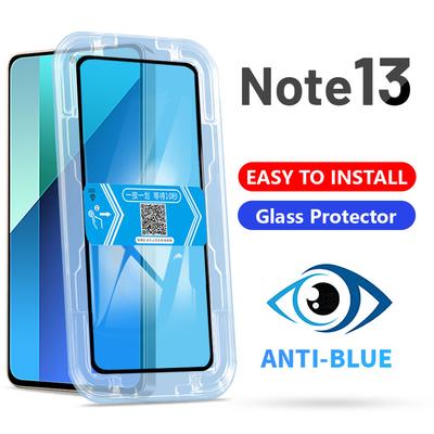 Xiaomi Mi 11 Lite Redmi Note 13s 13 12s 12 11s 11 10s 10 9s 9 8 Pro Pro+ Poco X6 X5 X3 NFC 12C 13C 10C 9T 9C Anti-Blau-Displayschutz aus gehärtetem Glas