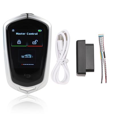 Car Remote Starter Key Universal Portable Keyless Entry Smart Car Key with LCD Display for Models with One Key Start