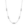 Olivia Burton Classic Dainty Silver Authorized Retailer Necklace, Station, 24100276,