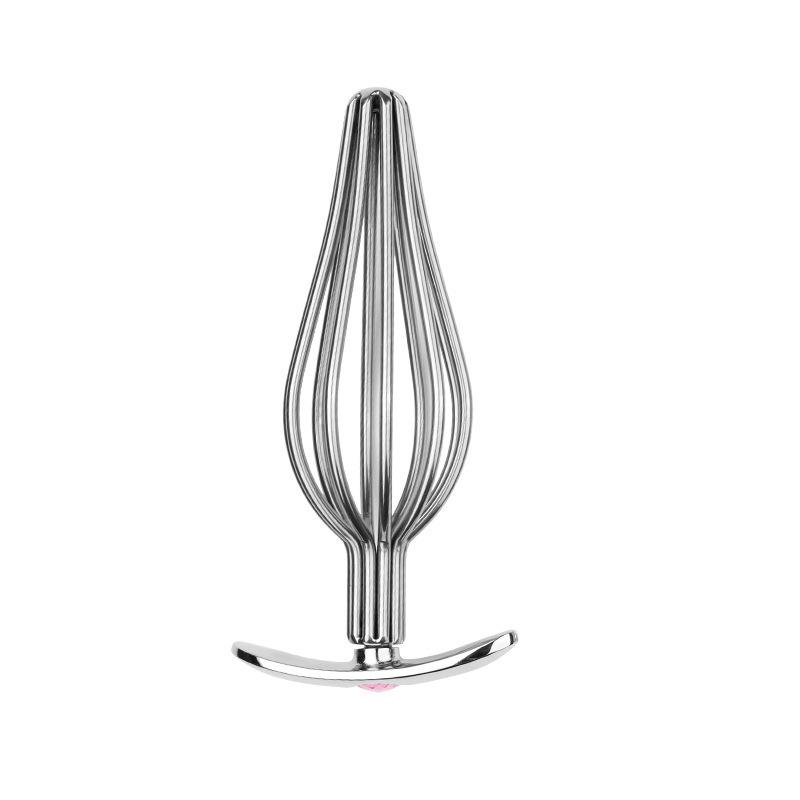 Metal Hollow Anal Plug for Self-Pleasure and Stimulation - Adult Sex Toy