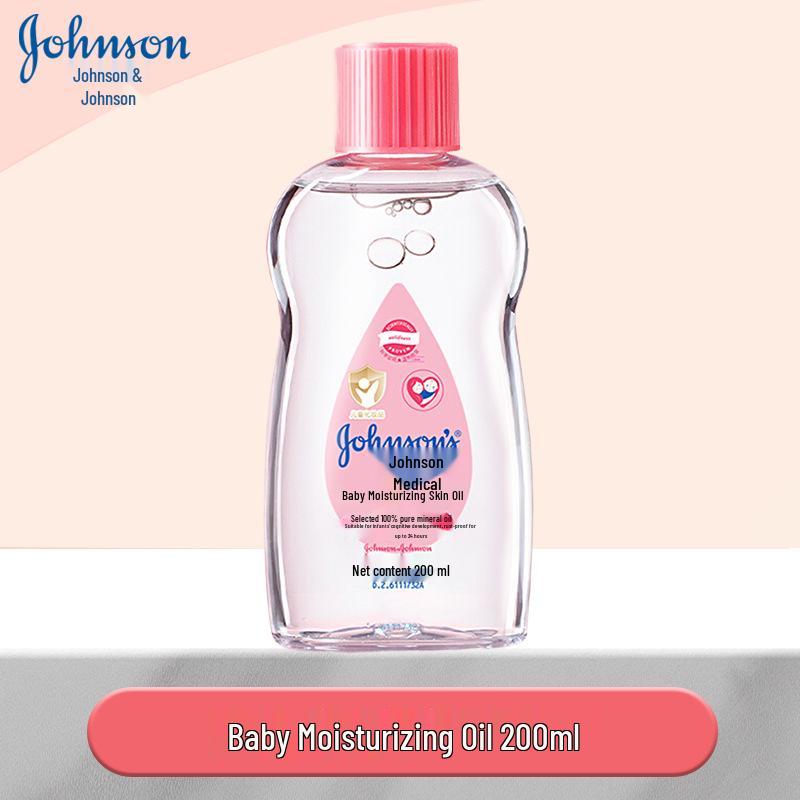 Johnson's Baby Feuchtigkeitsöl für Neugeborenenmassage und Hautpflege, Ideal für Kopfgneis und Mitesser.
