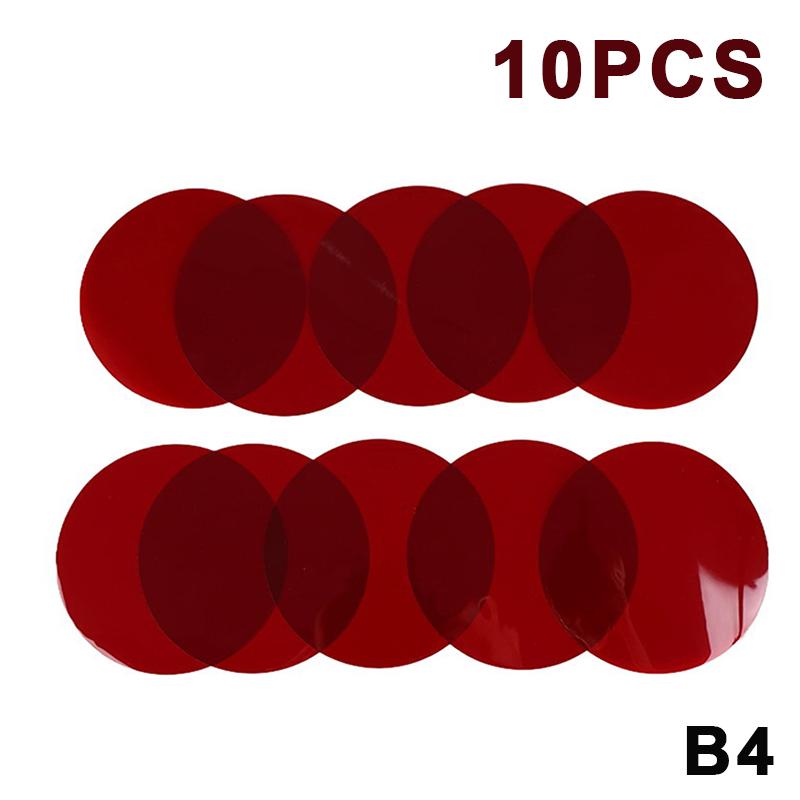 5/10Pcs Self-Adhesive Color-Changing Film For Lights Warm Light Ambiance Lamp Replacement Sheets 74Mm Light Stickers Diy Ambient