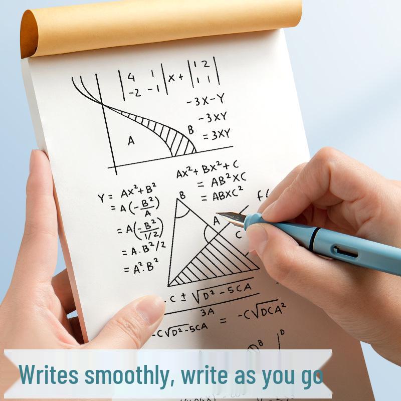 

Блокнот из толстой крафтовой черновиковой бумаги для экзаменов и школы Thickened Blank 1 Book/100 Sheets - 200 Pages