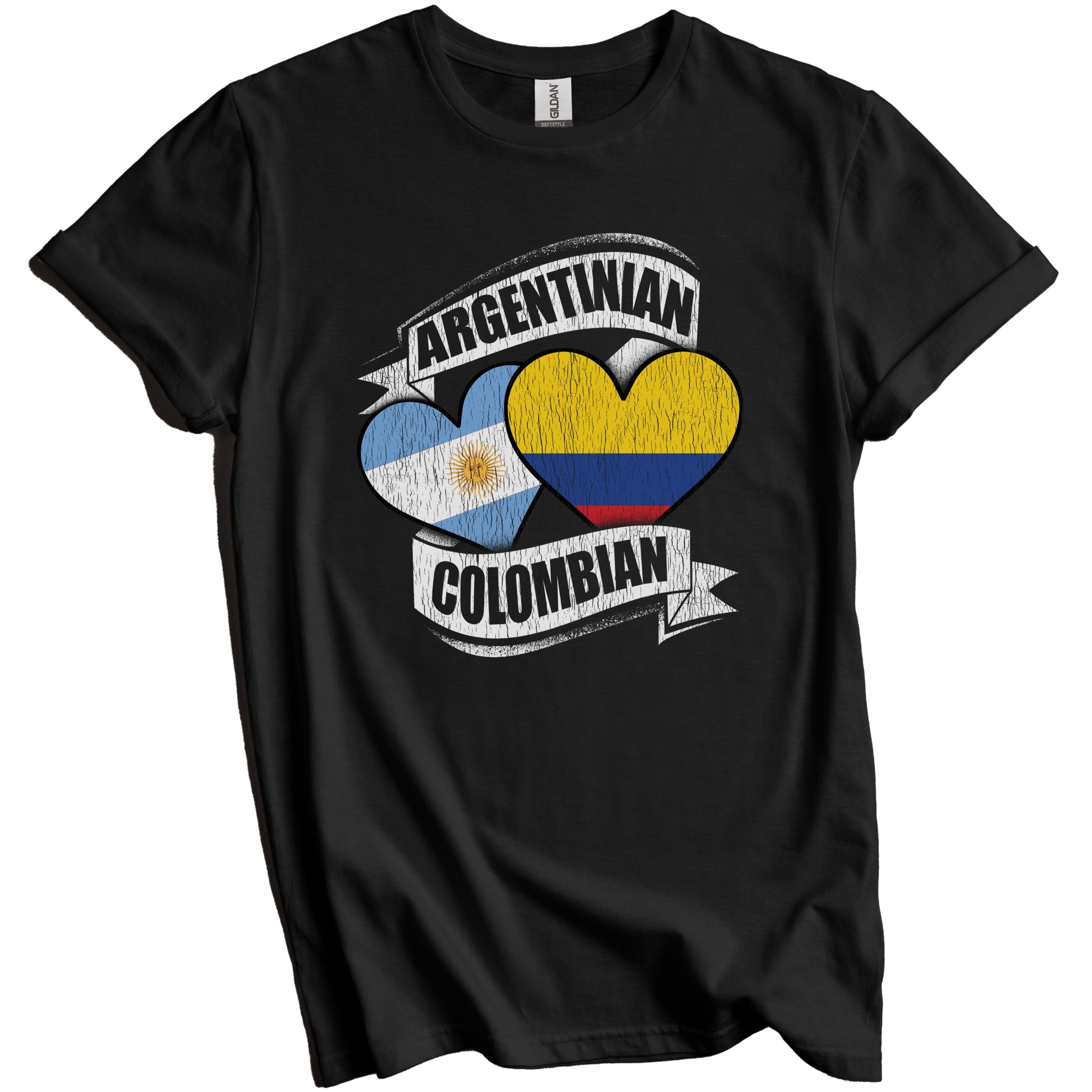 Colombia Argentina Hearts T-Shirt M