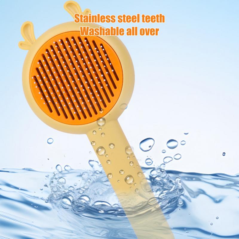 Cat Comb Pet Massage Hair Cleaning Comb Multifuncrtional Pet Hair Cleaning Comb 2 In 1 Puppy Massage Tool For Cats Dogs And