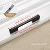 KAK Black Cabinet Handles Solid Aluminum Alloy American Style Kitchen Cupboard Pulls Drawer Knobs Furniture Handle Hardware