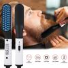 Portable Handheld 2 In 1 Electronic Quick Iron Beard Straightening Beard Hair Straightener Brush Ironing Comb For Men