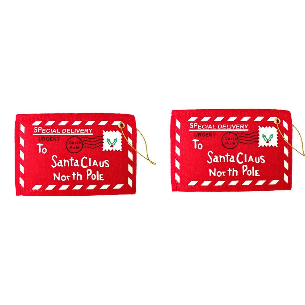 Christmas Xmas Envelope Greeting Card Candy Bag Gift Ornament Santa Claus Letter