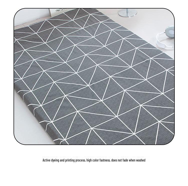 Zippered Dustproof Mattress Protector for Dorms - Full Cover Latex Mat Cover
