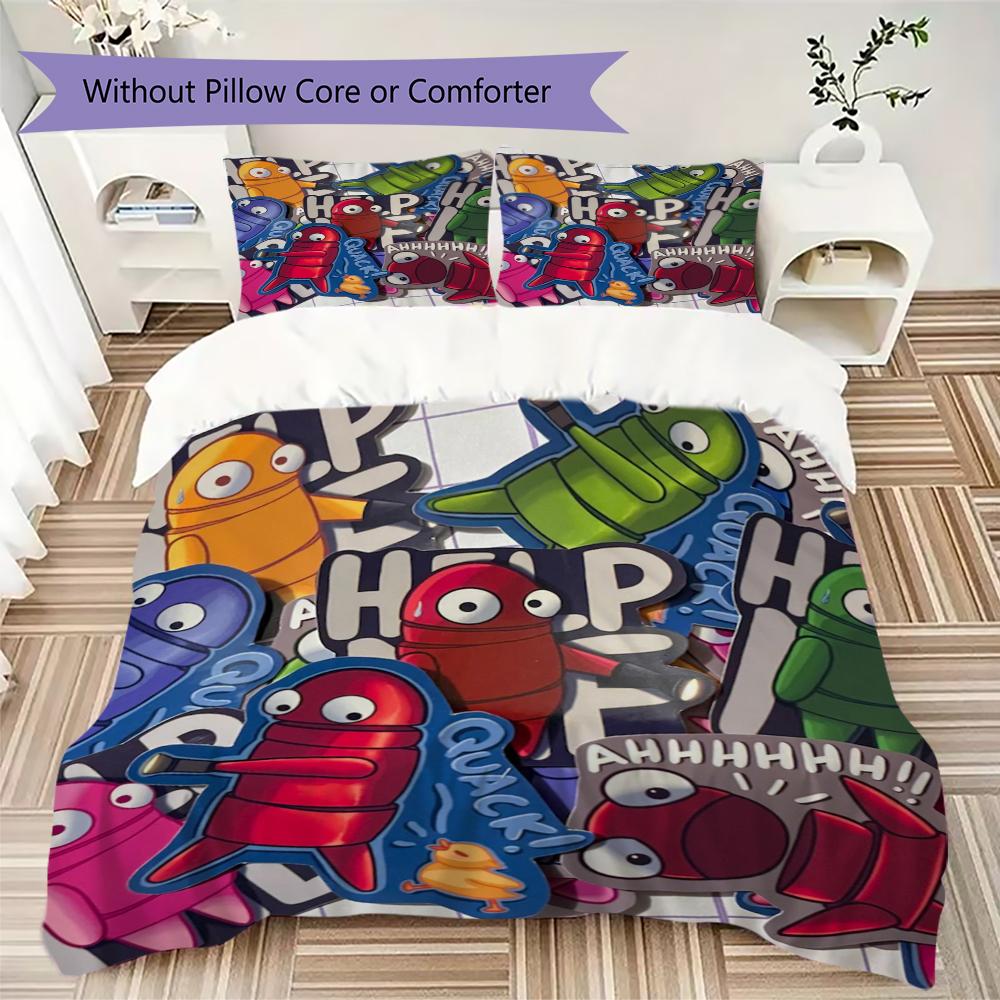 REPO Pattern Bedding Uilt Set Uilt Cover Pillowcase Home Decoration Birthday Gift (1 * Duvet Cover + 2 * Pillowcase Without Core)132