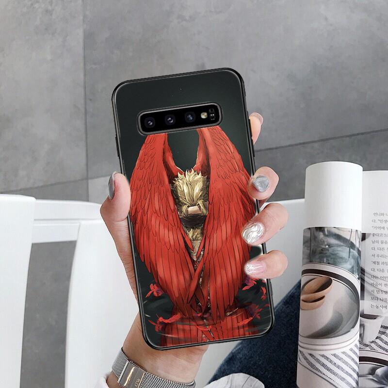 Husă Telefon Anime MHA Hawks BNHA Pentru Samsung Galaxy S22 S20 Ultra S20 S22 Plus S21 S10 S9 S8 Plus S10E S20 FE