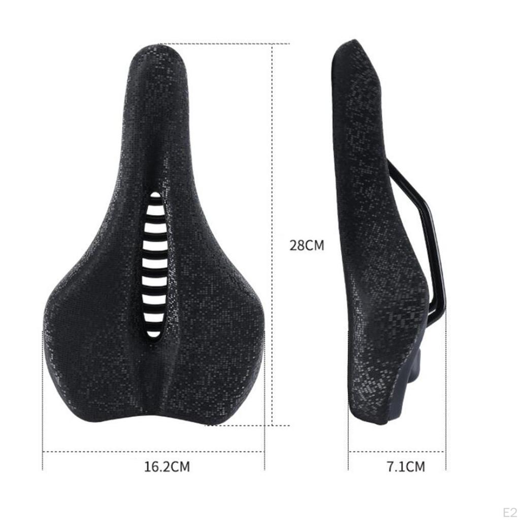 Bike Saddle Shock Absorption Hollow Bicycle Pad Parts Comfortable Universal