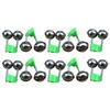 10pcs Fishing Bite Alarms Fishing Rod Bells Tip Clip Bells Accessory Fish Pole Bites ABS Outdoo R5Y4