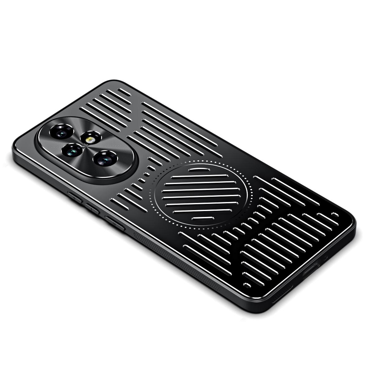 

Чехол для Honor 200 Pro 5G Задняя полая крышка для отвода тепла из алюминиевого сплава Black