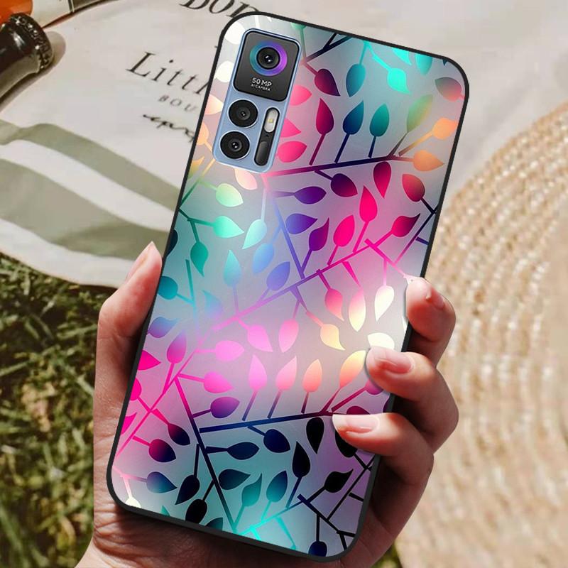 For TCL 30 Plus Case T676K T676J Cover Wolf Lion Shockproof Phone Cases For TCL 30 5G T776H Black Silicone For TCL30 30 Cover