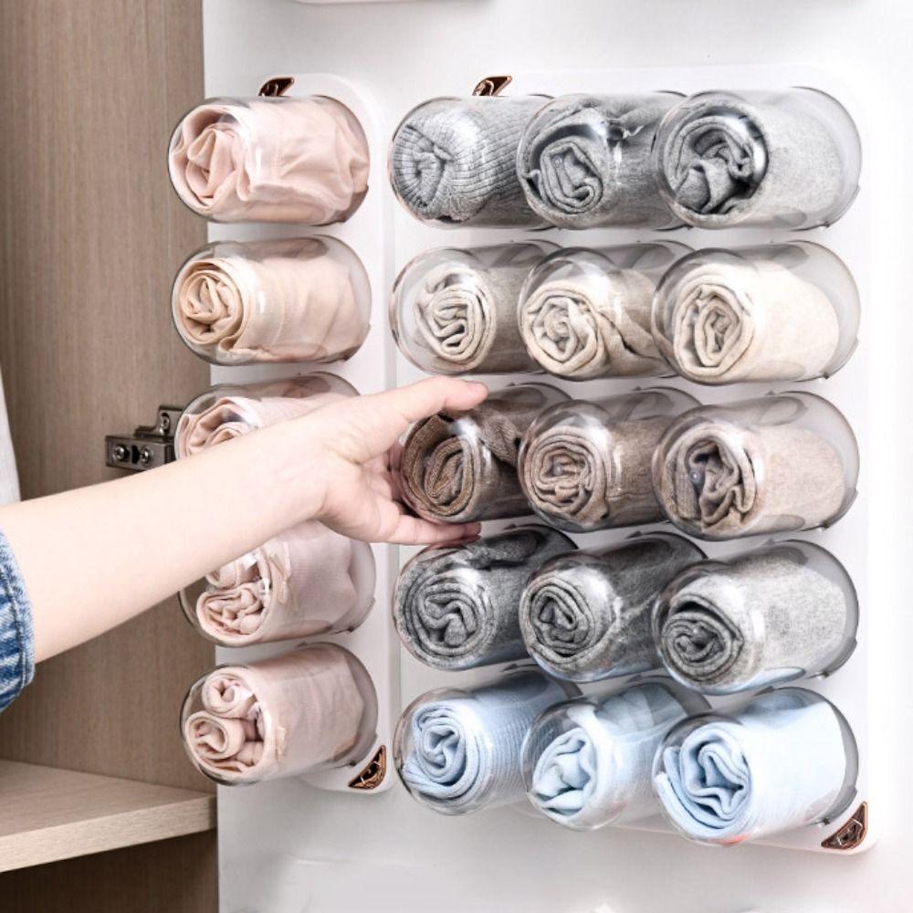 

Прозрачные капсульные носки, сортировочная корзина, настенный ящик для хранения носков нижнего белья для спальни