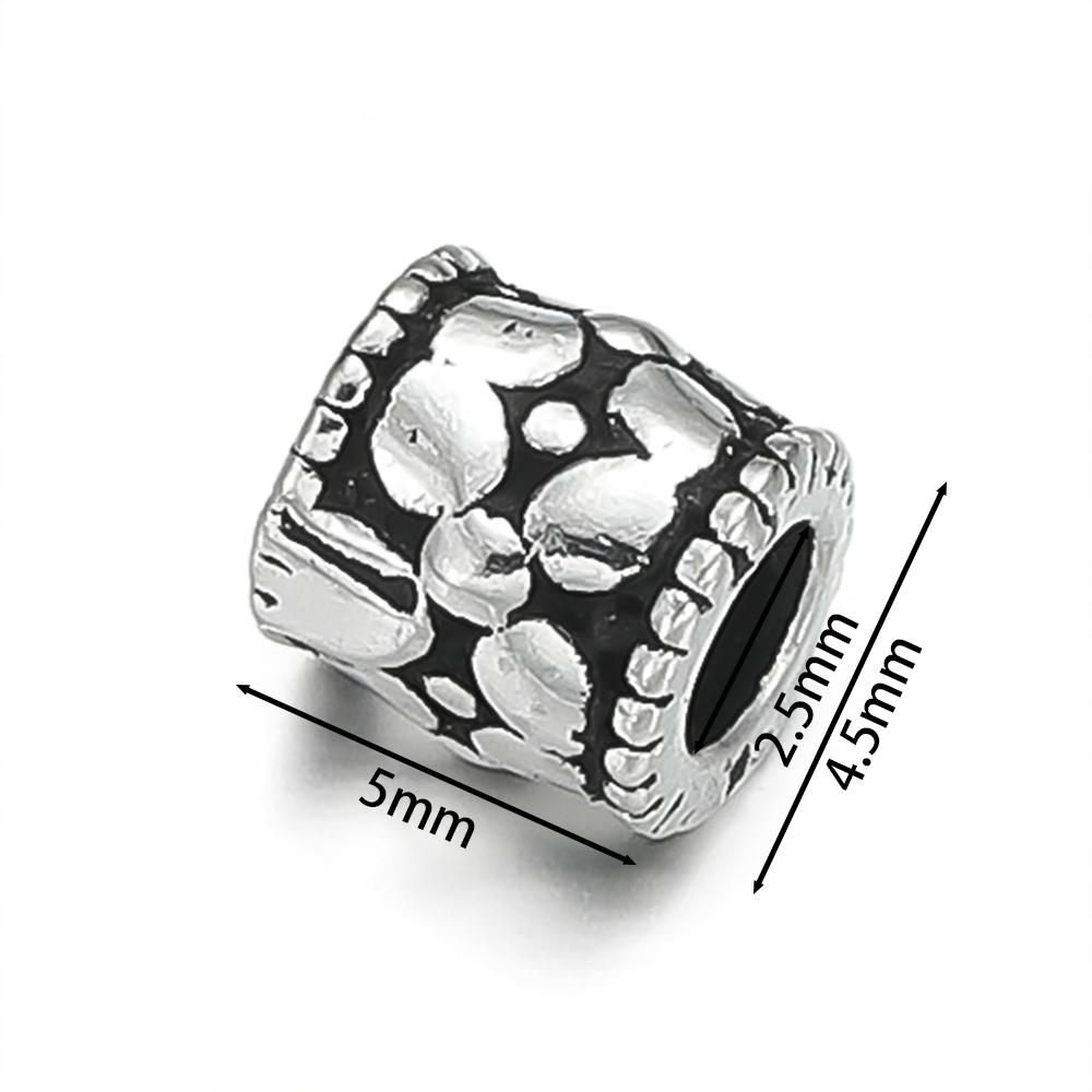 1pcs/lot 925 Sterling Silver Various Shape Silver Color Beads For DIY Jewelry Necklace Bracelets Making Supplies Accessories