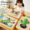 3D Pilz Steckpuzzle: Große Teile für kreativen und lehrreichen Spaß - Perfektes DIY-Geschenk für Kinder