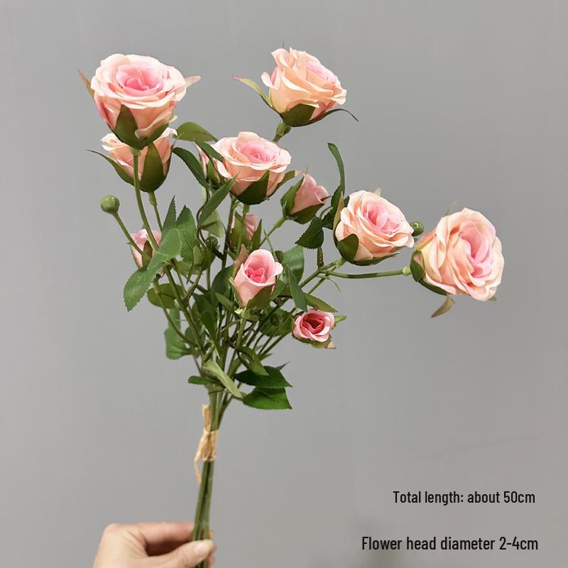 Elsa Rose: Multi-Head Faux Rose Bouquet for Home Decor & Wedding Displays