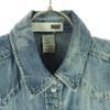 Unbenutzt Levi's French Sleeve Denim Weste XS blau Damen Gebraucht