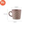Hi Nordic Ceramic Retro Coffee Mug Simple Office Tea Cup Coarse Pottery Handmade Breakfast Milk Mug Couple Drinkware