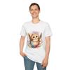 Baby Owl Tea Cup Sweet Bird Cozy Nursery Animal Unisex Softstyle T-Shirt