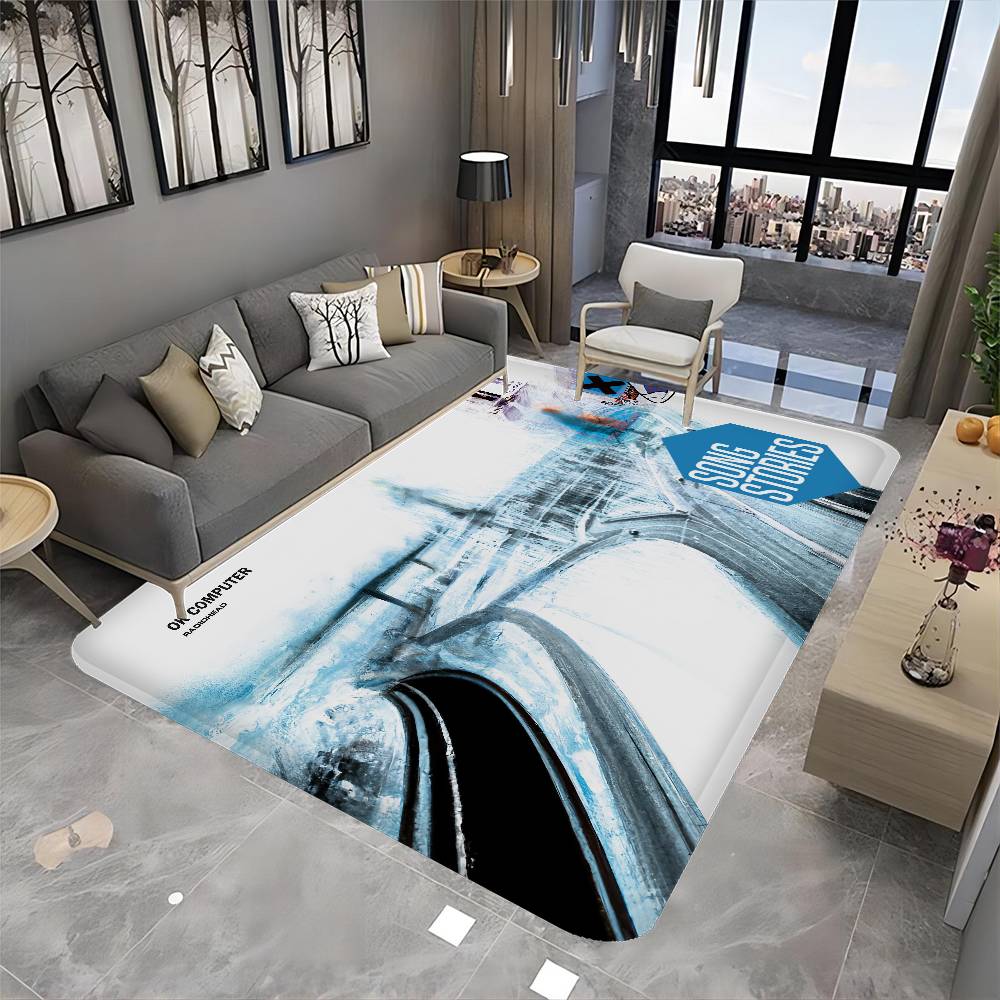 Alternative Rock Band R-Radiohead Bathroom Mat Kids Room Bedroom Decoration Balcony Anti-Slip Doormat Living Room Welcome Rug