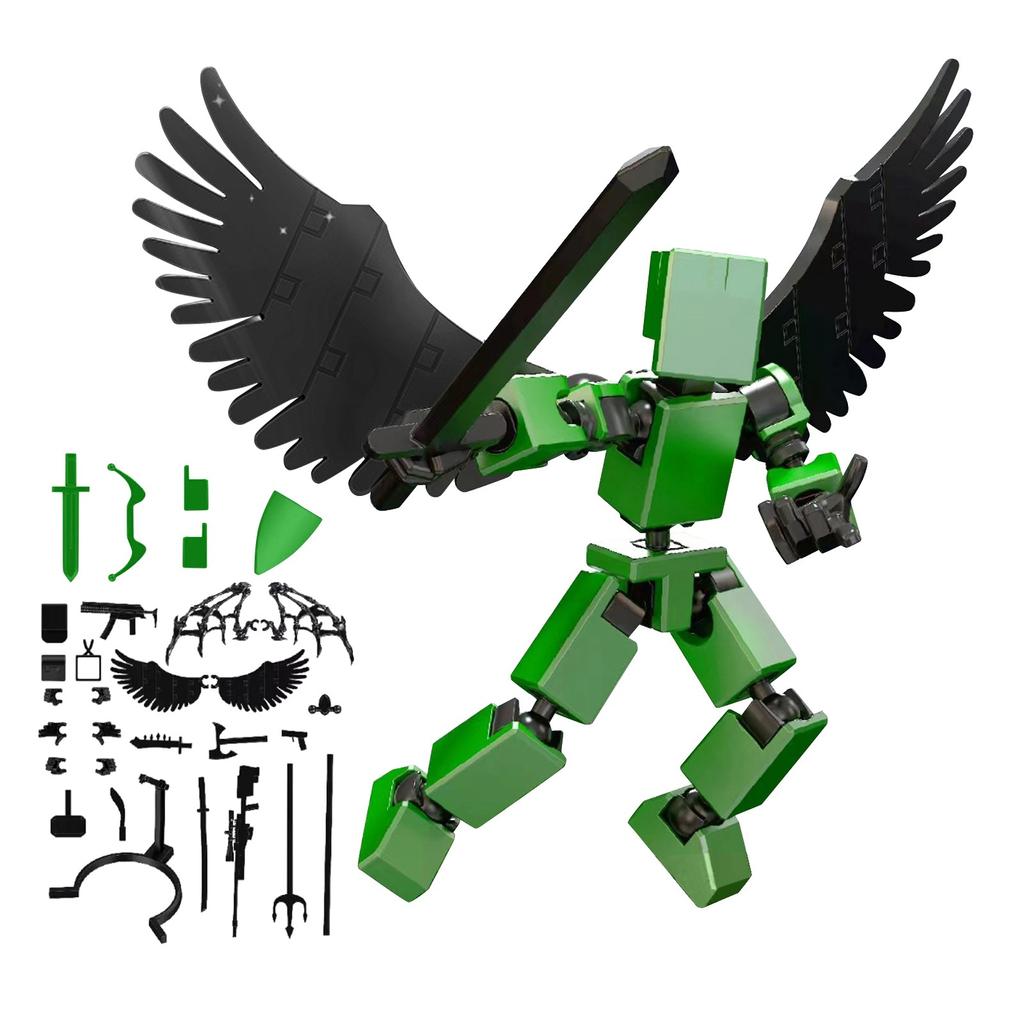 Joint Movable 3d Printed Doll Toy, Creative Decompression Desktop Ornament