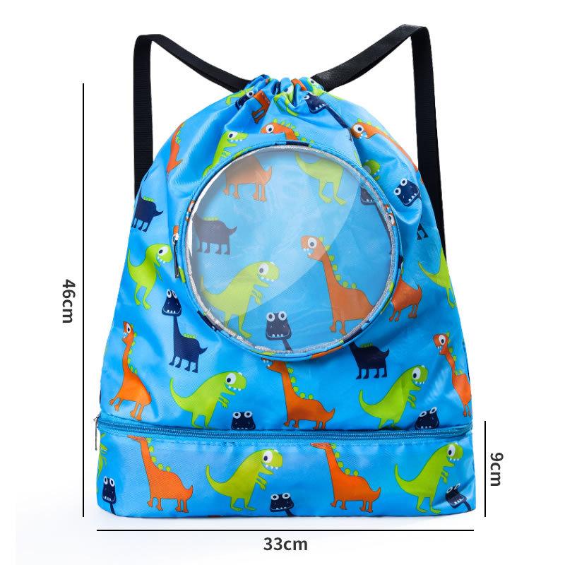 Swimming Bag Dry and Wet Separation Women's Swimsuit Storage Bag Waterproof Bag Men's Beach Bag Children's Swimming Backpack