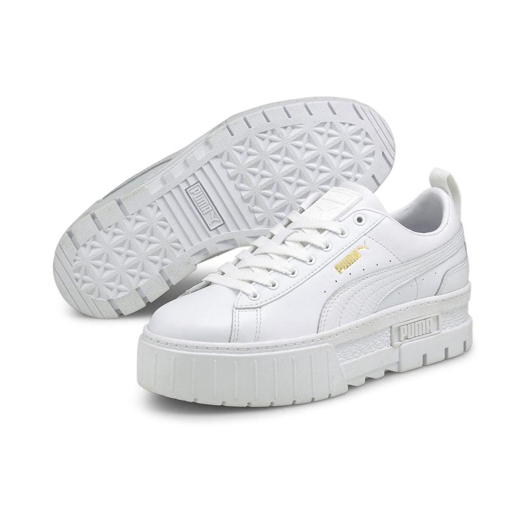 Puma Maize Classic Platform 2025 White Size cm Sneakers, 384209, Women's, Spring/Summer Colorway, (01), 23.0