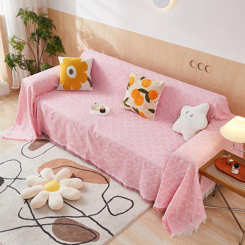 Тканый хлопковый чехол для дивана — фото 11