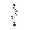 Outdoor Flower Bird Feeder and Bird Bath, Garden Stake Butterfly Dish for Yard Decoration