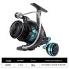 All-Metal Long Cast Surfcasting Spinning Reel with Sea Rod and Lure Compatibility