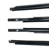 4Pcs Window Weatherstrip for Toyota Yaris Hatchback 2006-2013 (4 Doors) Front Rear Outer Side Glass Rubber Sealing Strips Black