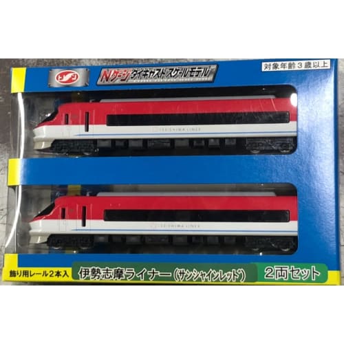 

TRANE [Made in Japan] N Gauge Die-Cast Scale Model Ise-Shima Liner Sunshine Red 2-Car Set (Includes 2 Decorative Rails)