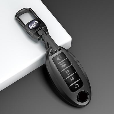 Miękkie Etui na Kluczyk Samochodowy TPU z 5 Przyciskami Uchwyt na Kluczyk Zdalny Keyless Do Nissan X Trail T32 2020 Rogue Patrol Murano Htrail Maxima