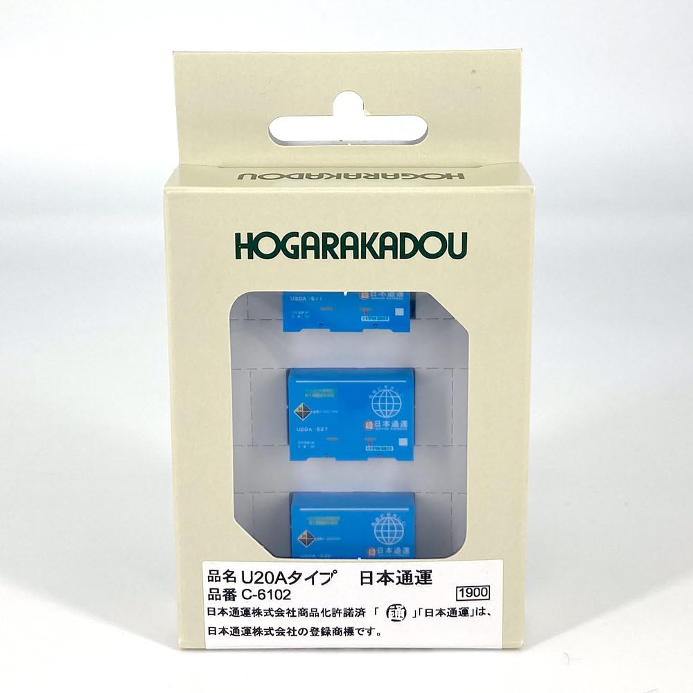 

Rokudo N gauge U20A type Nippon Express Railway model supplies C-6102