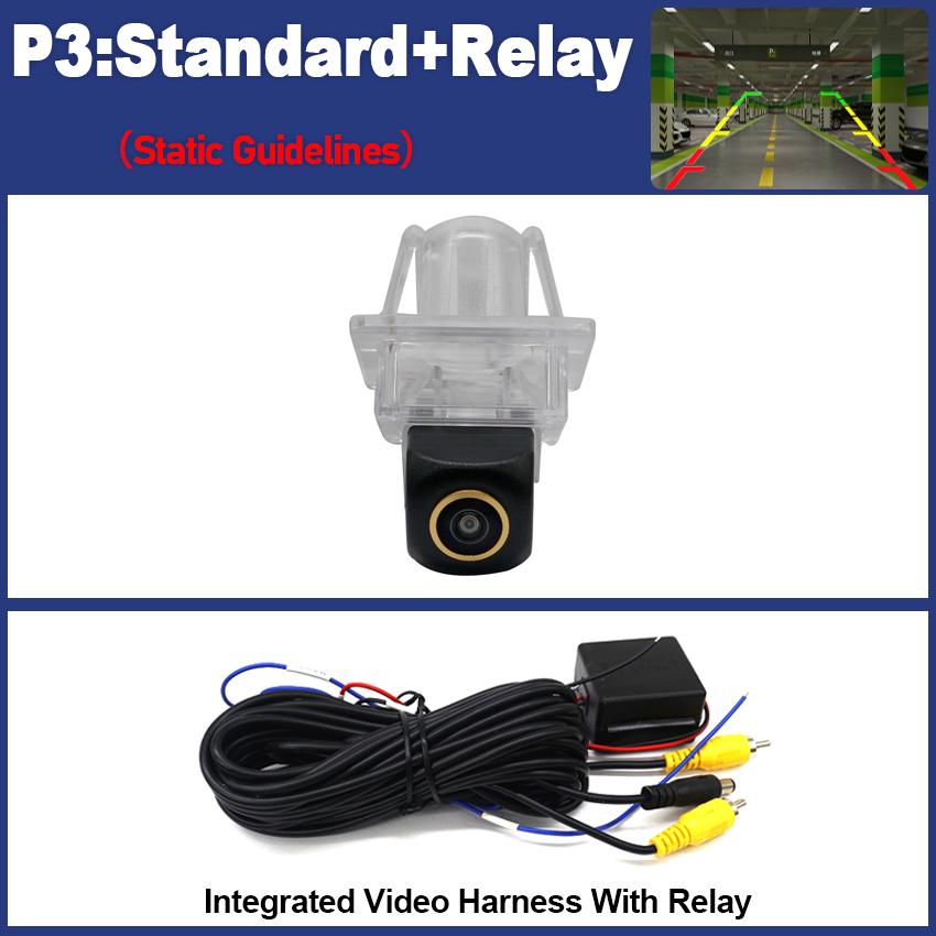 Backup Rear View Camera For Mercedes Benz A Series W176 2013 2014 2015 2016 2017 2018 Night Vision license plate Camera Golden